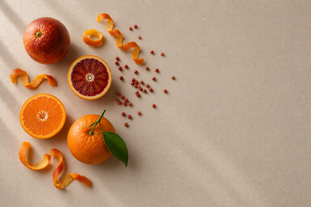 Blood Orange, Mandarin & Pink Pepper
