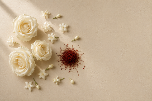 White Rose, Jasmine Sambac & Saffron
